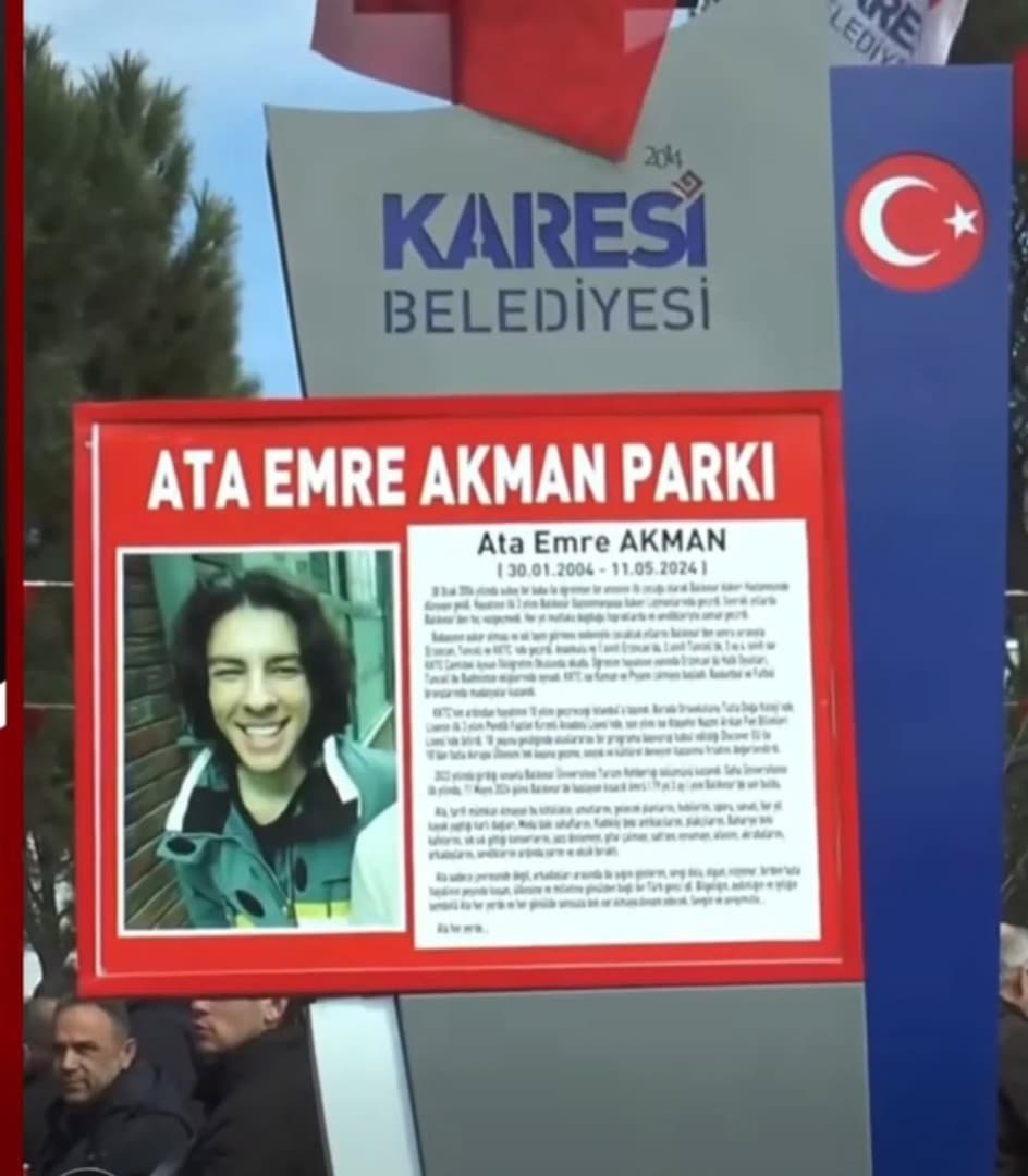 Ata Emre Akman Parkı Açıldı: Adalet ve Toplumsal Bilinç İçin Bir Adım galeri resmi 1